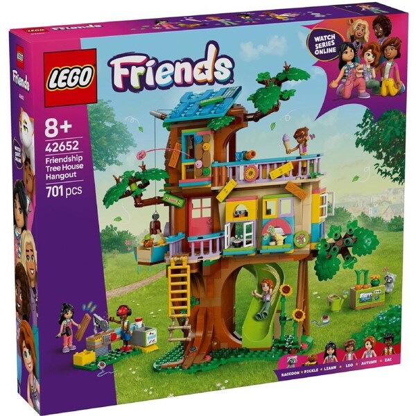 LEGO Friends Friendship Tree House Hangout Building Kit for Pretend Play 42652
