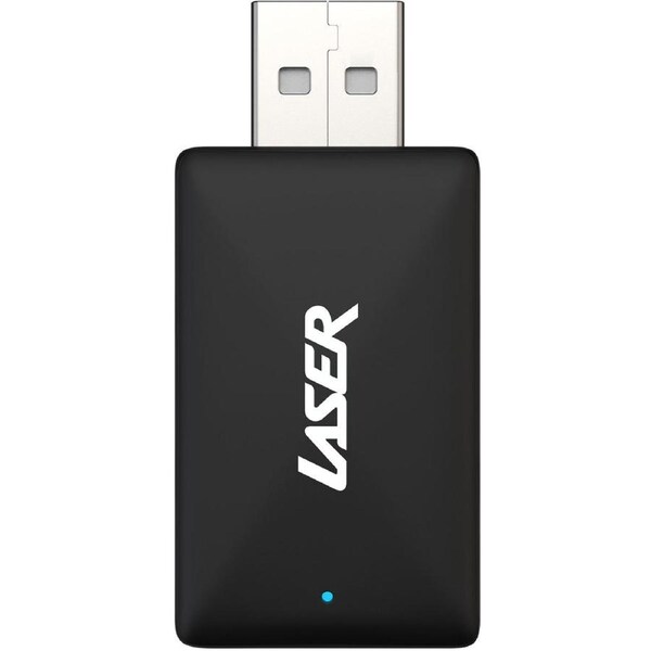 Laser Wireless Dongle for Car Play & Android Auto with a USB-C adapter cable