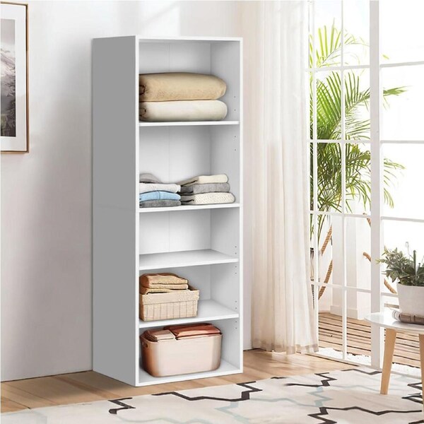 ALFORDSON Wardrobe 5 Shelves Clothes Closet Storage Cabinet White