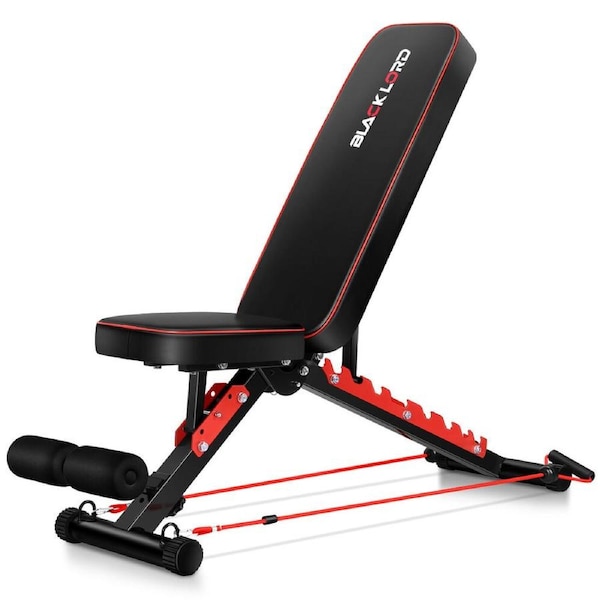 BLACK LORD Weight Bench Adjustable