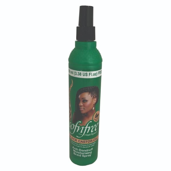Sofn'Free Braid Spray With Black Castor Oil Anti Dandruff 350ml