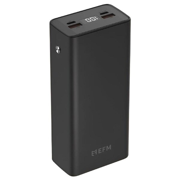 EFM 30,000mAh Digital Power Bank With 20W Output - Black