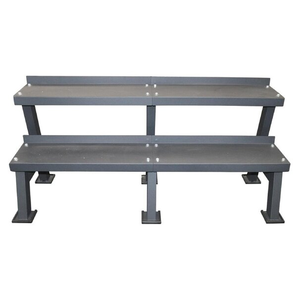 Kettlebell Storage Rack 150cm Two Tiers Large Platform