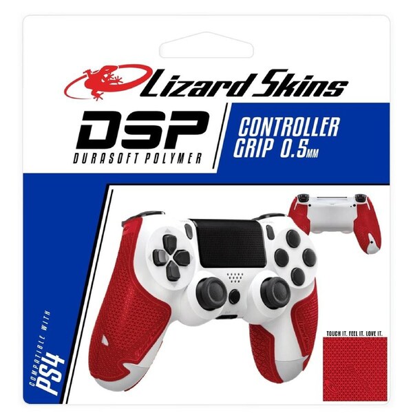 Lizard Skins DSP Skin for PS4 Controller (Crimson Red)