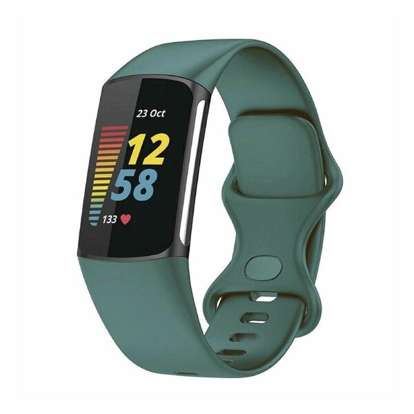 Olive Replacement Bands for Fitbit Charge 5 6 Band Tracker Fitness Strap Wristbands