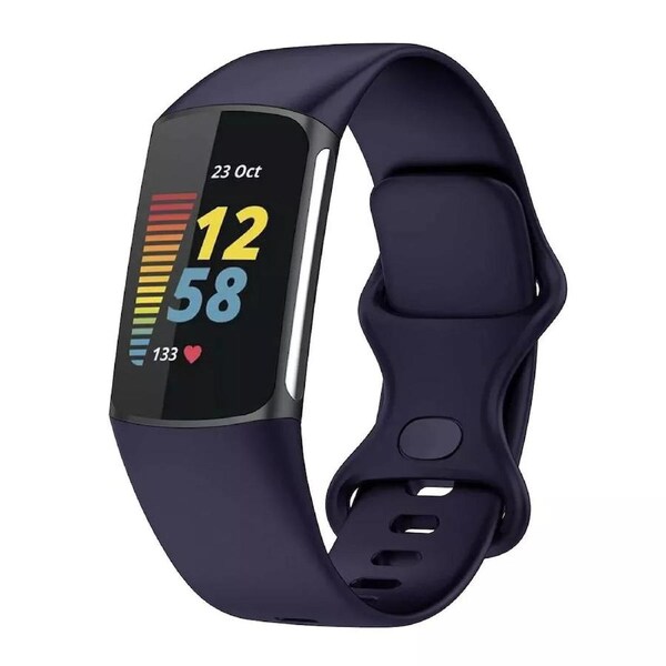 Midnight Blue Replacement Bands for Fitbit Charge 5 6 Band Tracker Fitness Strap Wristbands