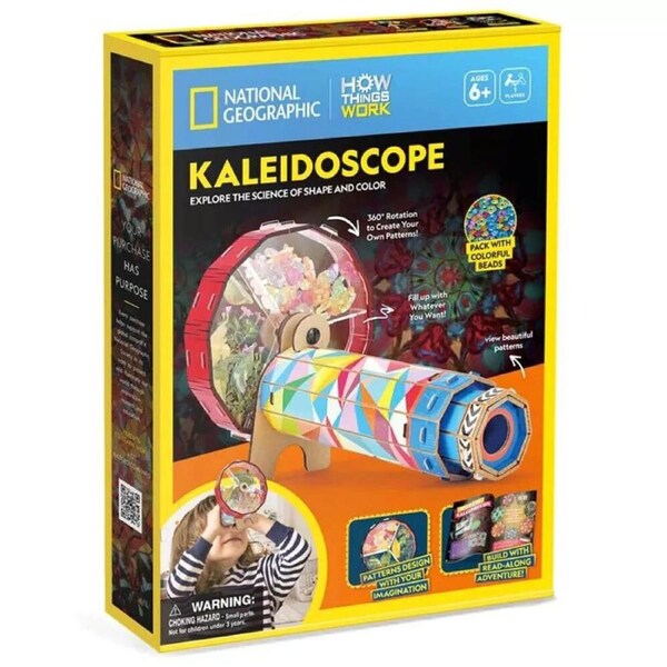 National Geographic Kaleidoscope Kids/Childrens 3D Puzzle 14x16.5x25.5cm 8y+