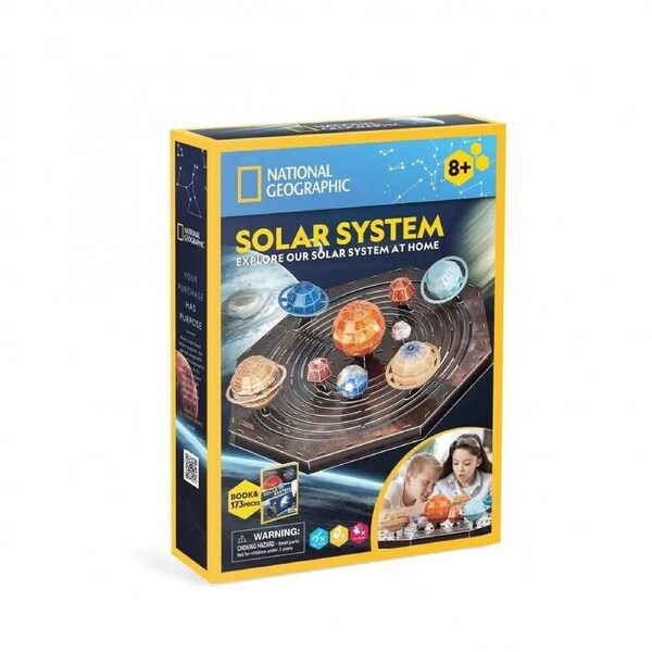 National Geographic Solar System Kids/Childrens 3D Puzzle 39.4x45.4x12cm 8y+