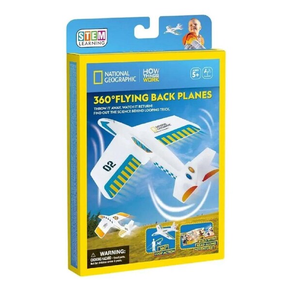 National Geographic 360° Flying Back Planes Kids/Childrens 3D Puzzle 8y+