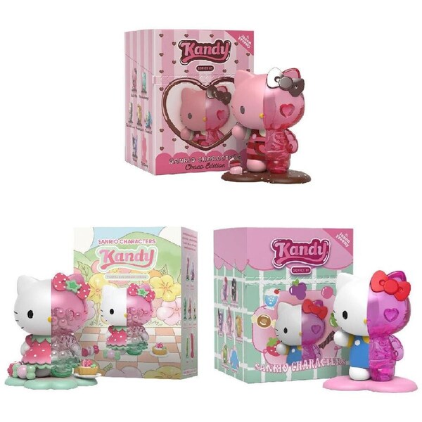 3pc Mighty Jaxx Kandy x Sanrio Series Mystery Blind Boxes Set Assorted 15y+