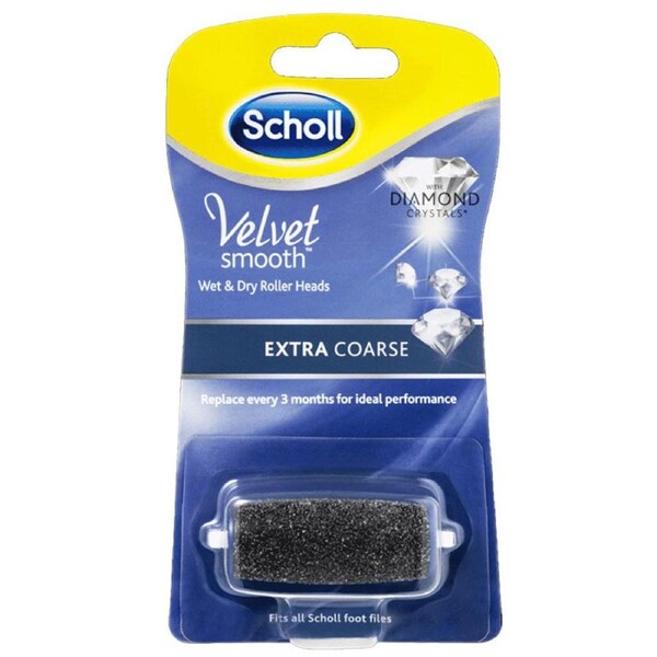 Scholl Velvet Smooth Wet & Dry Head Extra Course Single Refill