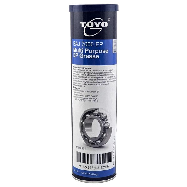 Toyo 450g Multipurpose EP Grease Cartridge - 7000EPC