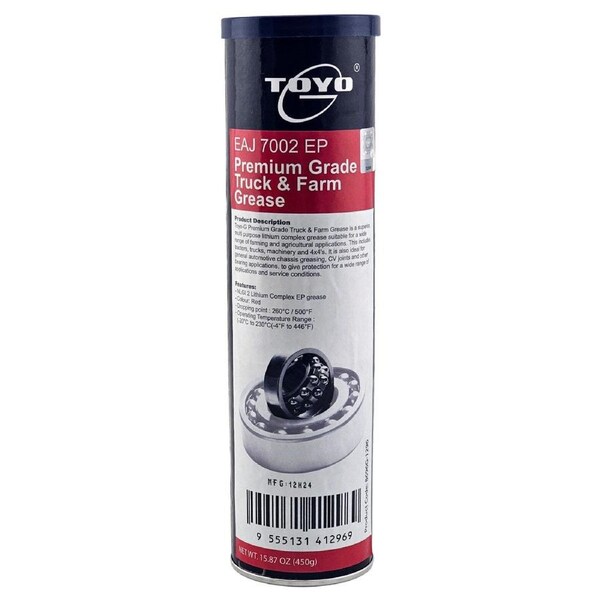 Toyo 450g Red Truck and Farm EP Grease Cartridge - 7002EPC