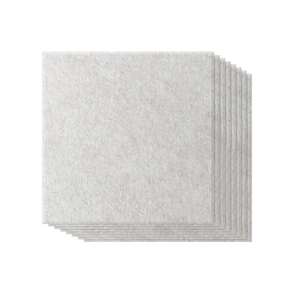 iDeer Life Acoustic Foam 12Pcs Sound Absorbing Panels Wall Tiles Square (Sand)