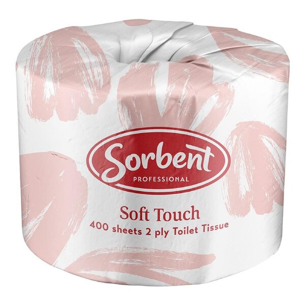 Sorbent Professional Soft Touch Toilet Tissues x 48 rolls