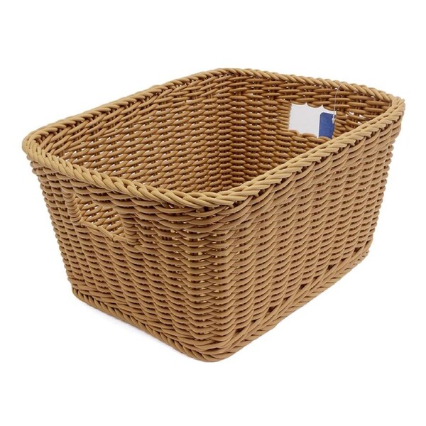 Icon Chef Handwoven Storage Basket With Handles - Large Rectangle