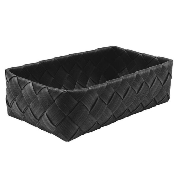 Icon Chef Flat Weave Rectangular Tray Black - Small
