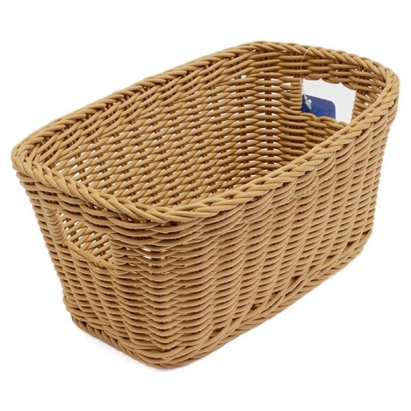 Icon Chef Handwoven Storage Basket With Handles - Small Rectangle