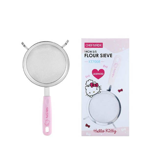 Chefmade x Sanrio Hello Kitty 14cm Stainless Steel Flour Sieve