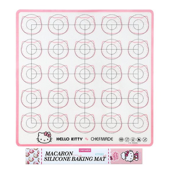 Chefmade x Sanrio Hello Kitty Macaron Silicone Baking Mat