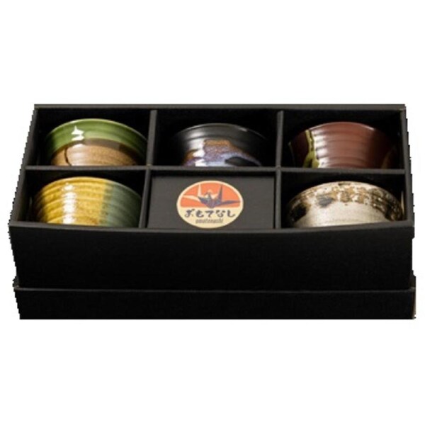 Omotenashi Meito No Sato Set of 5 Tea Bowls - 420ml