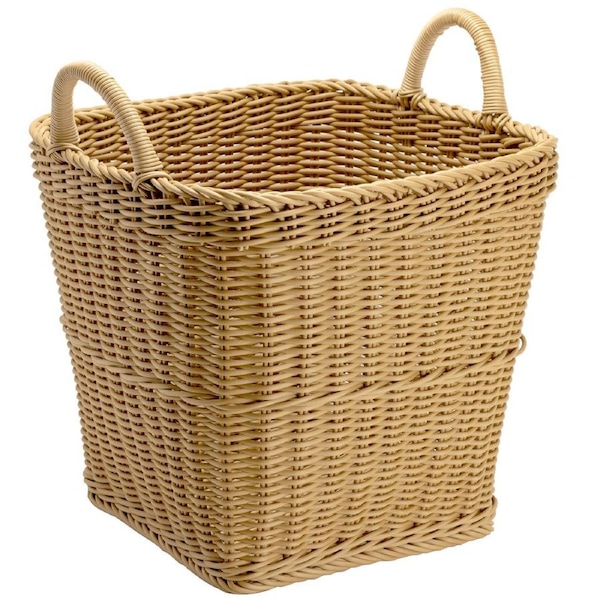 Icon Chef Handwoven Laundry Basket With Handles - Square
