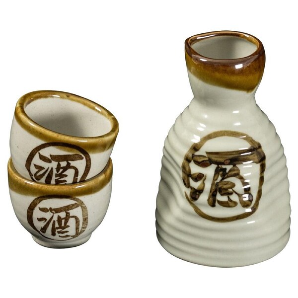 Omotenashi Sake Set of 3 - 144ml Flask