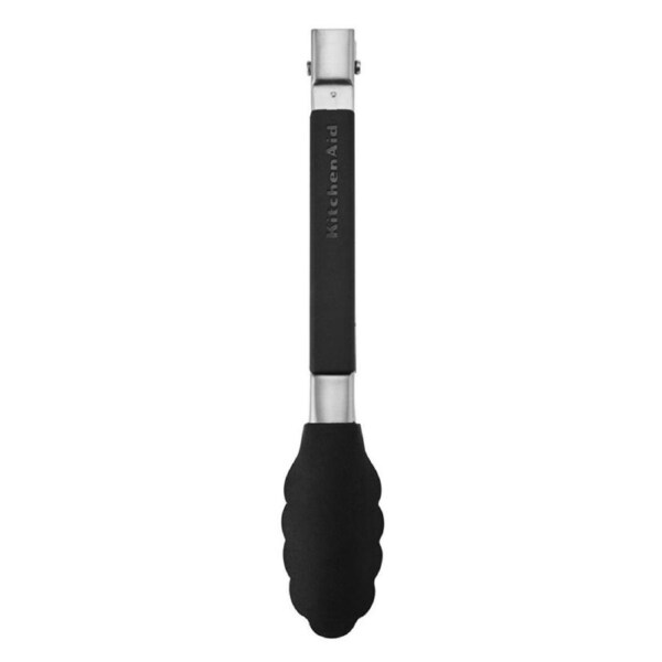 KitchenAid Nylon Silicone-Tipped Side-Locking Tongs Kitchen Utensils 23cm