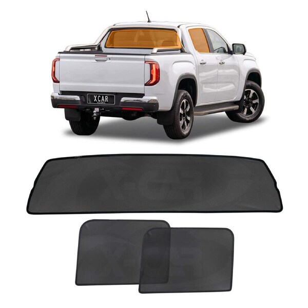 Window Sun Shades for Volkswagen Amarok 2009-2022 Car Custom Rear Windscreen Shade Sun Blind Mesh