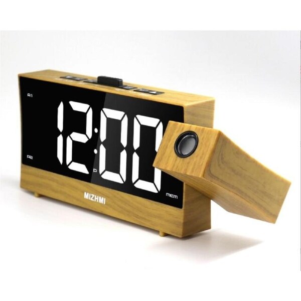Digital Alarm Clock Projection Radio Desk LED Digital Alarm Clock