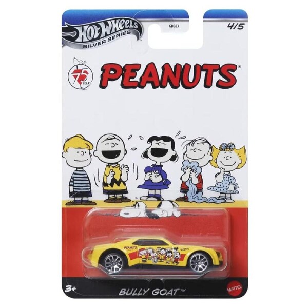 Hot Wheels Silver Series Peanuts Bully Goat Diecast Car