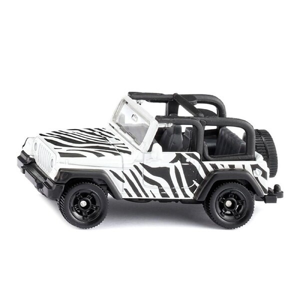 Siku Jeep Wrangler Safari White Black Model Toy