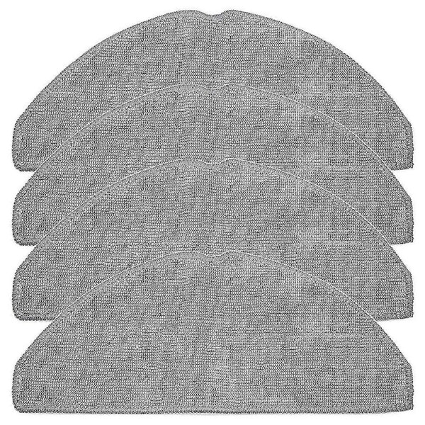 4 Pack Mop Cloths Replacement Part for L60 Robot Vacuum Cleaner Microfiber Mop Pad Washable Mop Cl