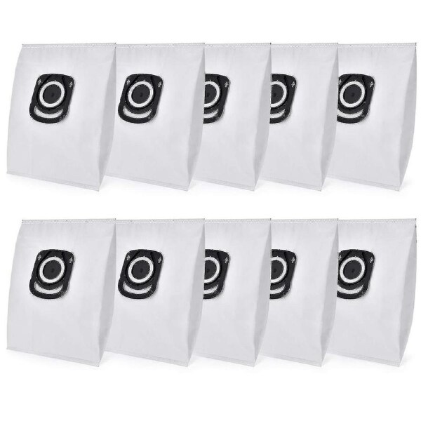 Pack Of 10 Vacuum Cleaner Bags - For Rowenta Hygiene + Zr200520 For Rowenta Compact Power X-trem Power And Silence Force (ro64xx Ro63xx Ro68xx Ro39x