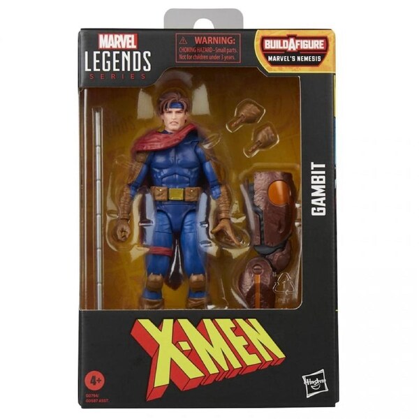Marvel Legends Series X-Men Gambit Build-A-Fig Action Figure