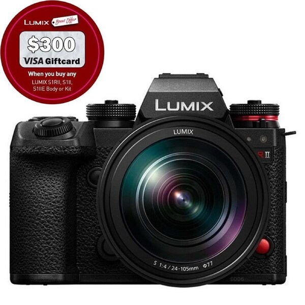 Panasonic LUMIX S1R II Kit with 24-105mm F4 MACRO O.I.S Lens
