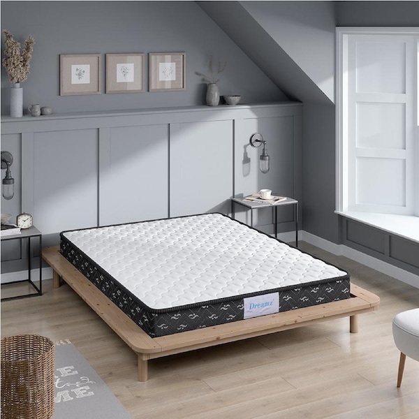 16cm Queen Mattress Spring Pocket DreamZ 5-Zone Tight Top Medium Soft