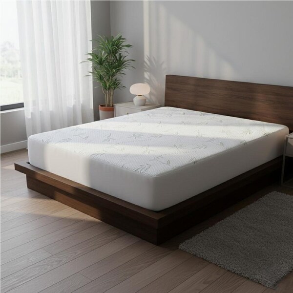 DreamZ Bamboo Waterproof Fitted Mattress Protector - Queen