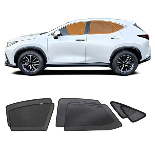 Car Window Sun Shades for Lexus NX Series NX250 NX350 NX350h NX450h 2022-Onwards Sun Blind Mesh Rear Side