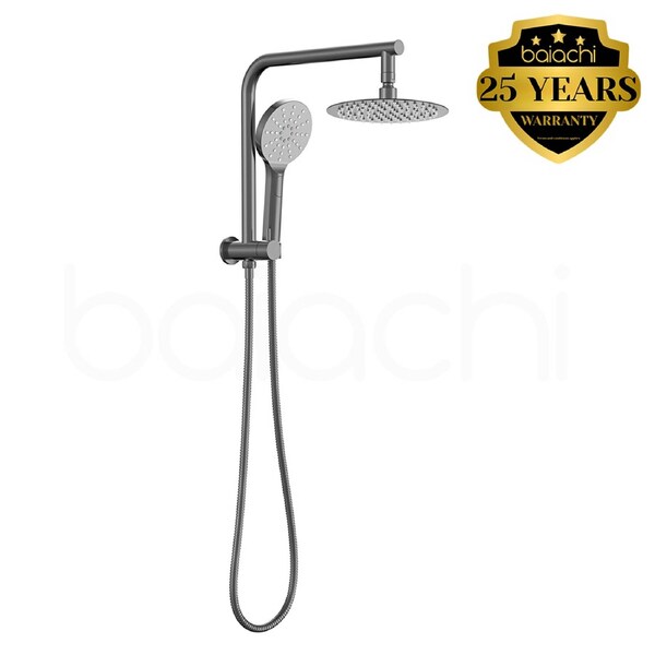 Moreton Round Multi Function Shower Gun Metal