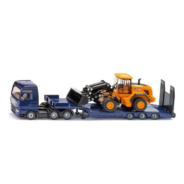 Siku 1:87 Scale MAN TGX XXL Truck With Low Loader & JCB Wheel Loader Model