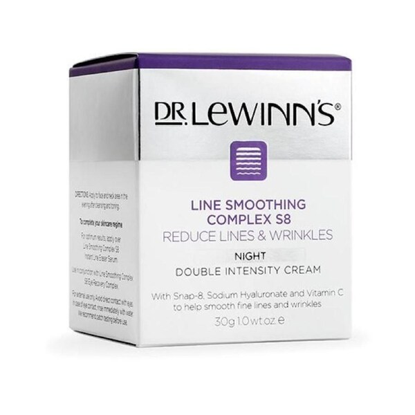 Dr Lewinns Line Smoothing Complex S8 Double Intensity Night Cream 30g