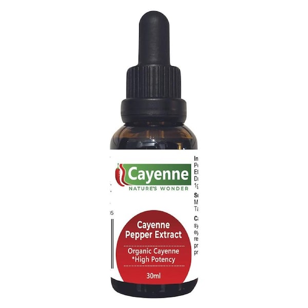 Cayenne Pepper Extract with dropper 30ml