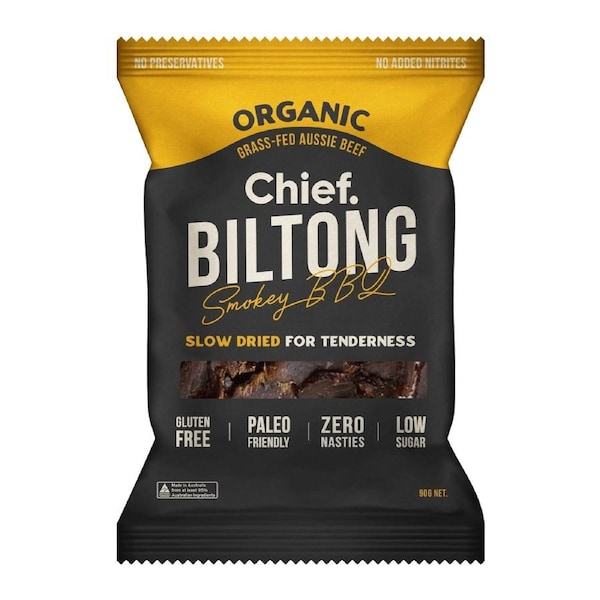 Chief Smokey BBQ Biltong 90g