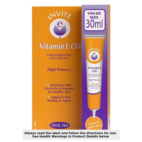 Invite E Vitamin E Oil Tube 30ml