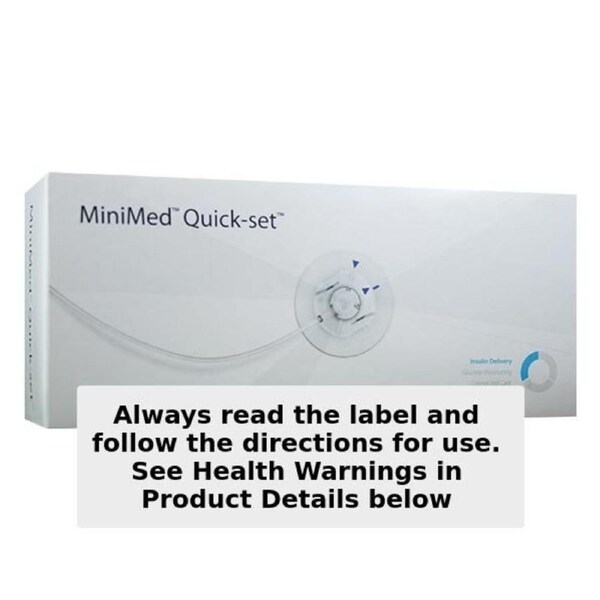 Medtronic Minimed Paradigm Quick-Set Infusion 25G 9mm x 60cm