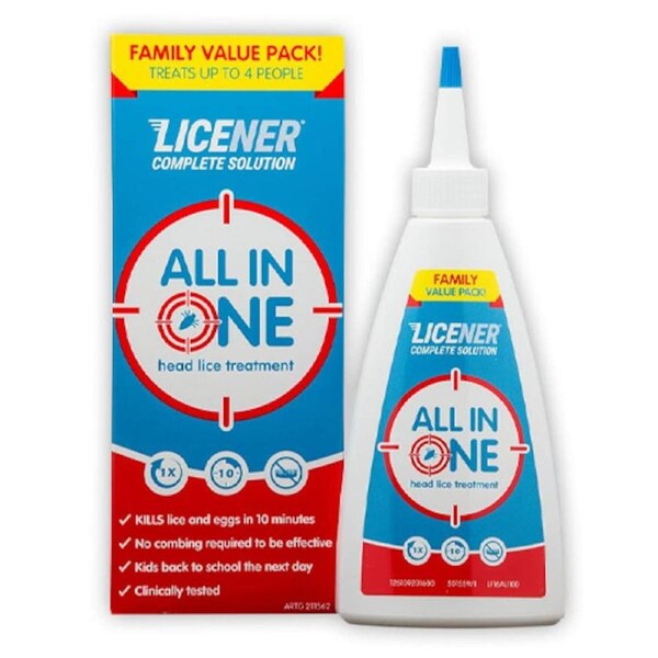 Licener Complete Solution Head Lice Treatment 200ml