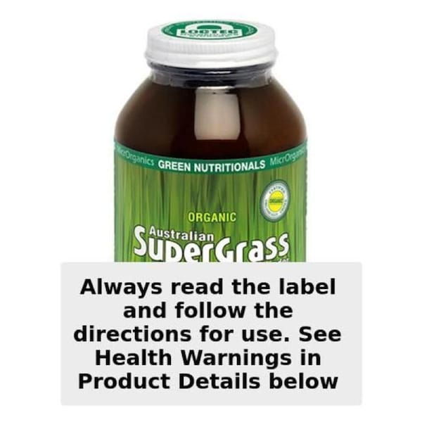 Green Nutritionals Organic Supergrass Powder 200g