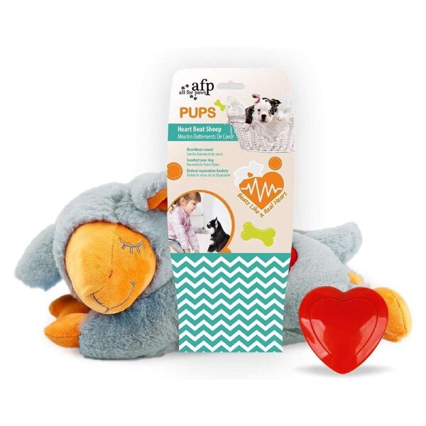 All For Paws Little Buddy Comfort Heartbeat Sheep - Puppy Anxiety Relief