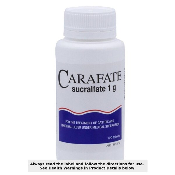 Carafate Sucralfate (1g) 120 Tablets
